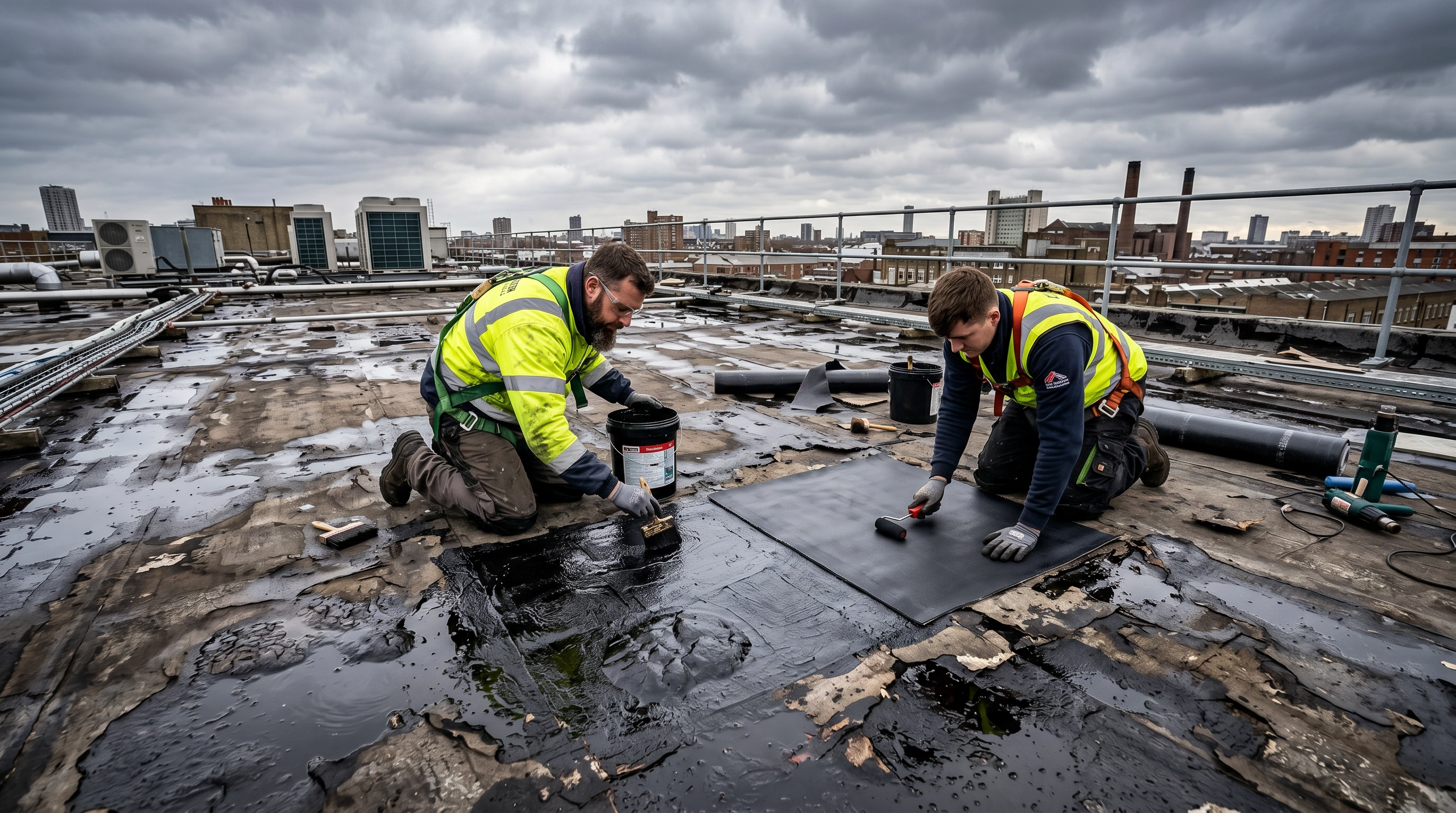 When to Repair vs. Replace Your Commercial Flat Roof: A Property Manager's Guide