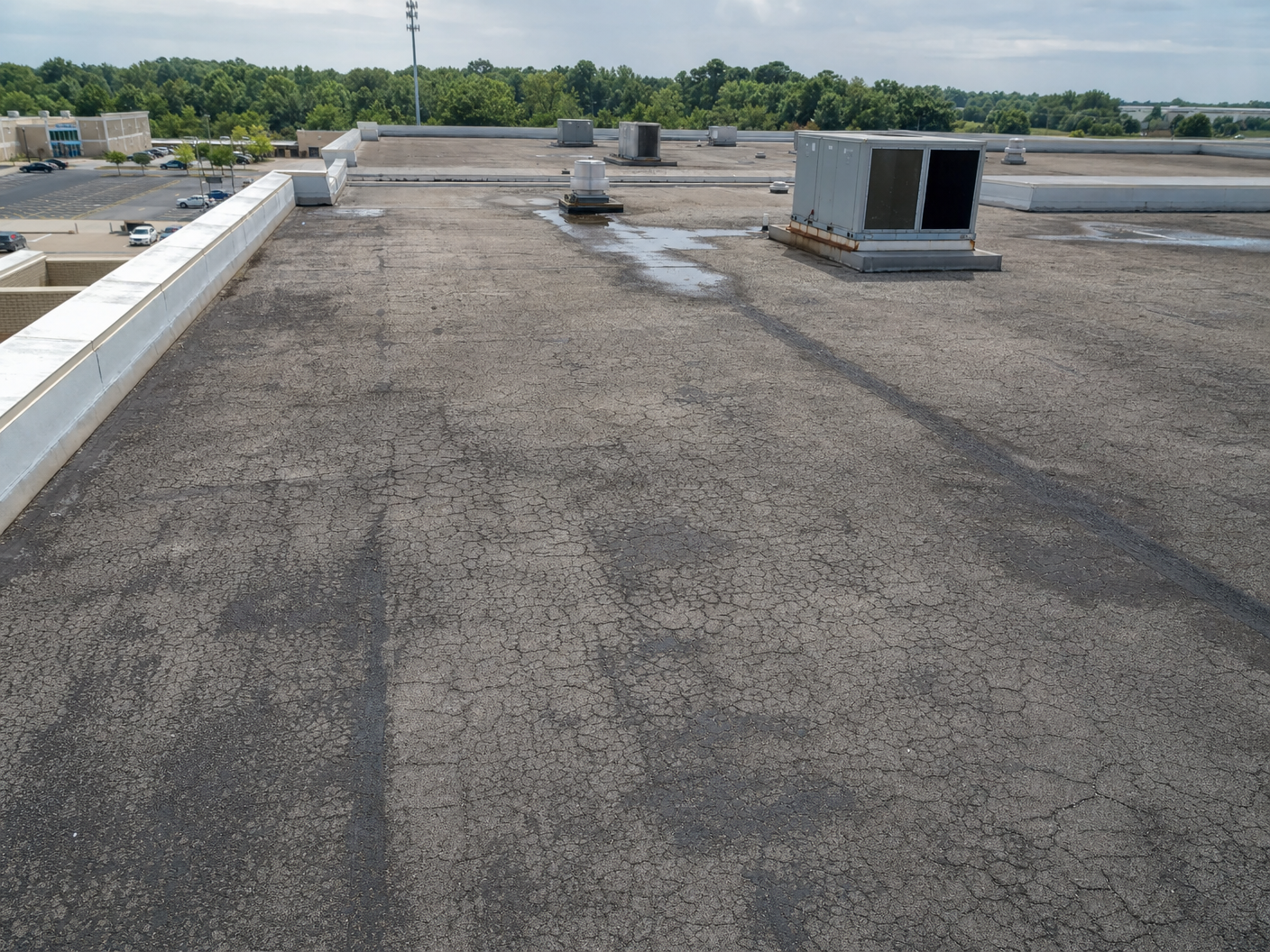 Before: Modified Bitumen project in St. Clair County